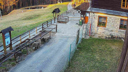 Terasa horského hotelu