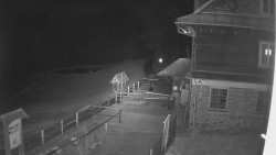 Terasa horského hotelu