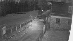 Terasa horského hotelu