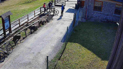 Terasa horského hotelu