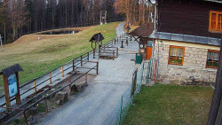 Terasa horského hotelu