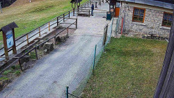 Terasa horského hotelu