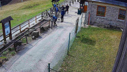 Terasa horského hotelu