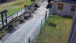 Terasa horského hotelu