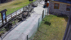 Terasa horského hotelu