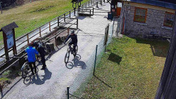 Terasa horského hotelu