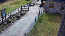 Terasa horského hotelu