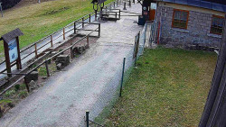 Terasa horského hotelu