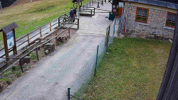 Terasa horského hotelu