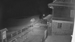 Terasa horského hotelu