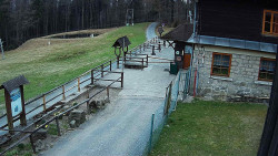 Terasa horského hotelu