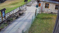 Terasa horského hotelu