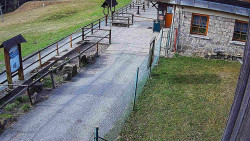 Terasa horského hotelu