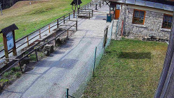 Terasa horského hotelu