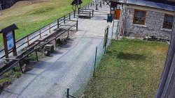 Terasa horského hotelu