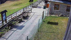 Terasa horského hotelu