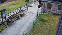 Terasa horského hotelu