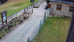 Terasa horského hotelu