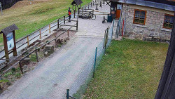 Terasa horského hotelu