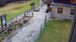 Terasa horského hotelu