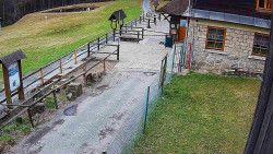 Terasa horského hotelu