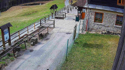 Terasa horského hotelu