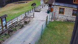 Terasa horského hotelu