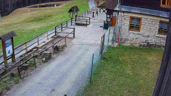 Terasa horského hotelu