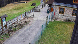 Terasa horského hotelu