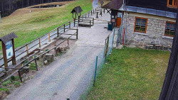 Terasa horského hotelu