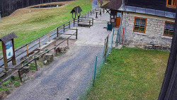 Terasa horského hotelu