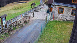 Terasa horského hotelu