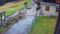 Terasa horského hotelu