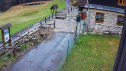 Terasa horského hotelu