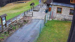 Terasa horského hotelu