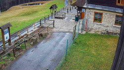 Terasa horského hotelu