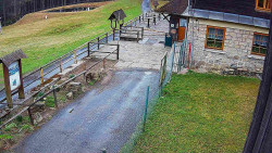 Terasa horského hotelu