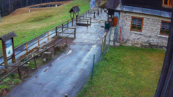 Terasa horského hotelu