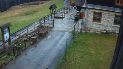 Terasa horského hotelu