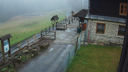 Terasa horského hotelu
