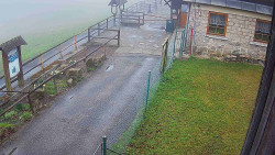 Terasa horského hotelu