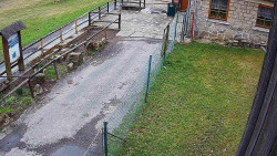 Terasa horského hotelu