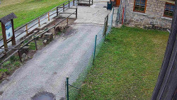 Terasa horského hotelu