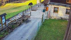 Terasa horského hotelu