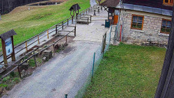 Terasa horského hotelu