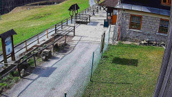 Terasa horského hotelu