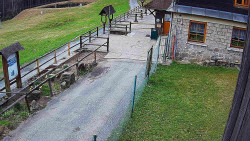 Terasa horského hotelu