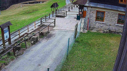 Terasa horského hotelu