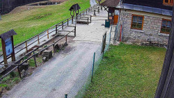 Terasa horského hotelu