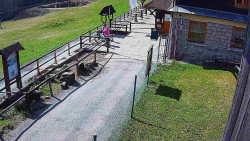 Terasa horského hotelu